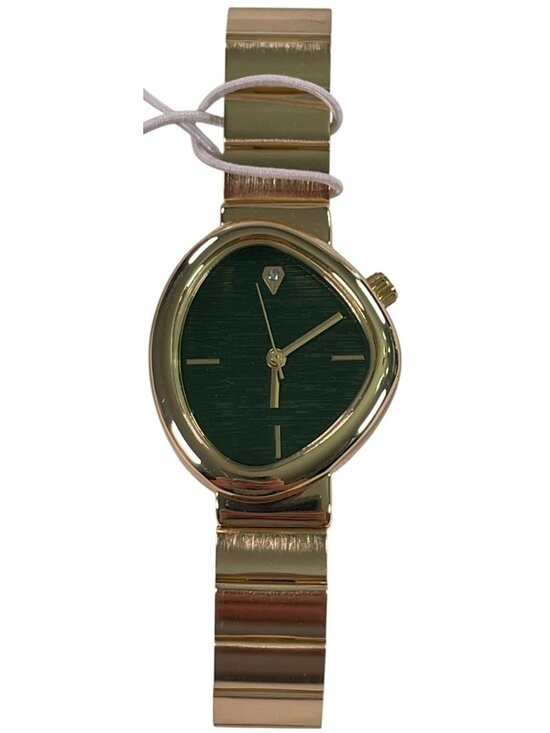 Time and Tru Accessories - Time And Tru Gold Watch Green Face & Stainless Steel Band Women's O/S BOXED NEW